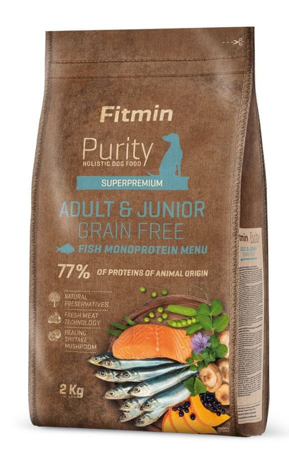 Fitmin Purity Dog Grain Adult&Junior Fish Menu 2 kg
